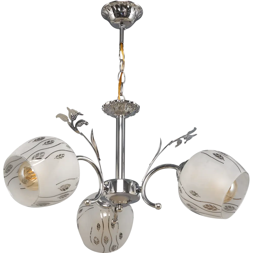 Люстра подвесная «Серенада» КС30066/3P, 3 лампы, 9 м², цвет хром КЛЮЧНИК STLM-2086885