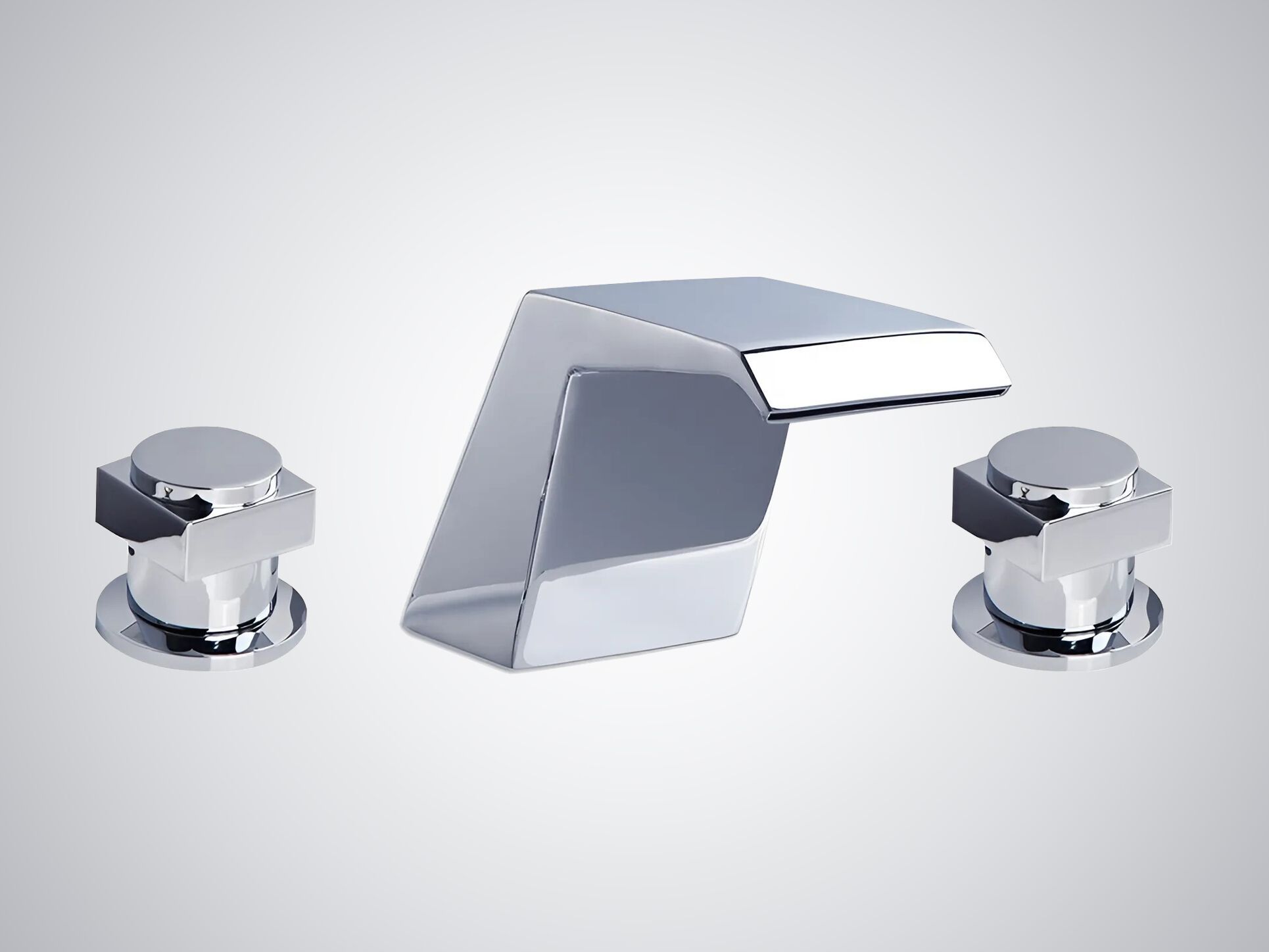 Смеситель для раковины с 3 отверстиями и отдельными розетками Fontana Showers DRONERO ARCH-00134741