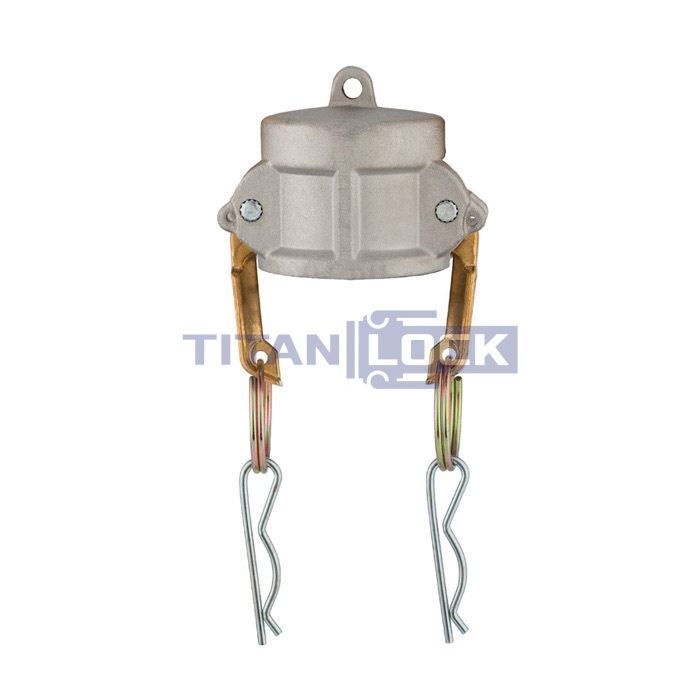 Камлок алюминиевый тип DC, заглушка для ниппеля 2 1/2", TL250DCAL TITAN LOCK 