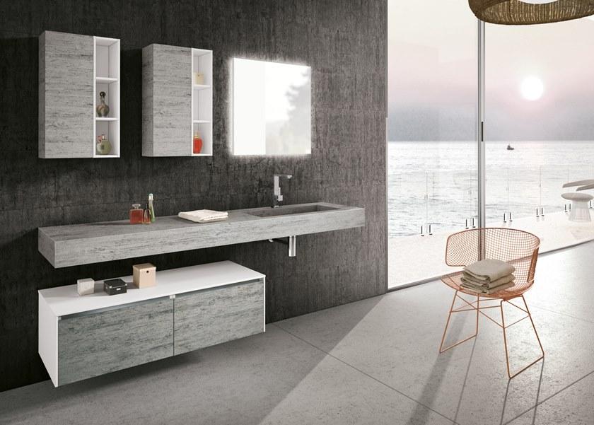 Gruppo Geromin Подвесной шкаф для ванной с ящиками Change sun-id-1427651 - Вид №1