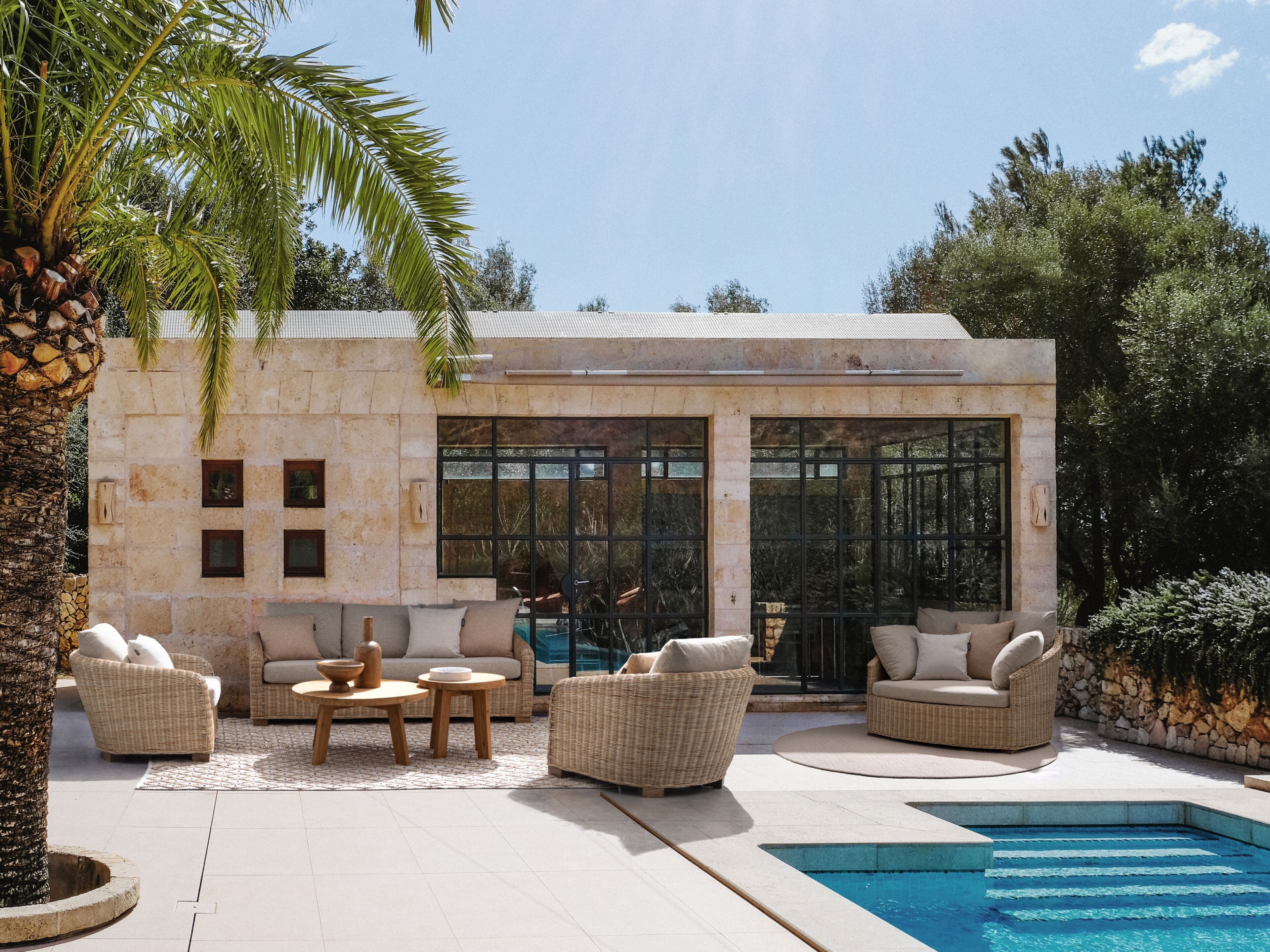 Садовая кровать из ротанга BIZZOTTO Кадис ARCH-00127064 - Вид №2