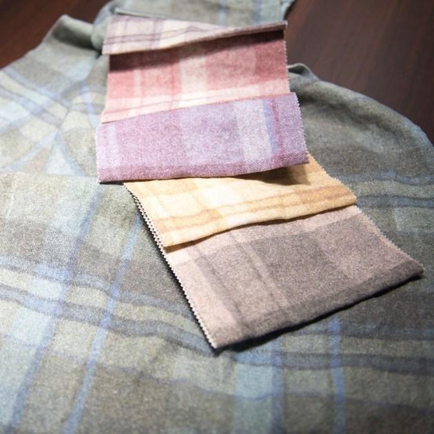 KOHRO Тартан льняная ткань sun-id-1456683 - Вид №1