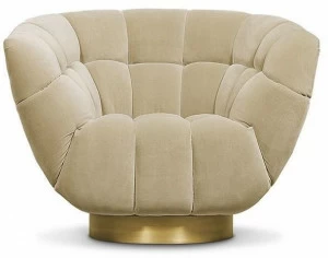 BRABBU Бархатное кресло с подлокотниками