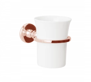 Gentry Home Керамический держатель стакана Queen Rose gold GH100519
