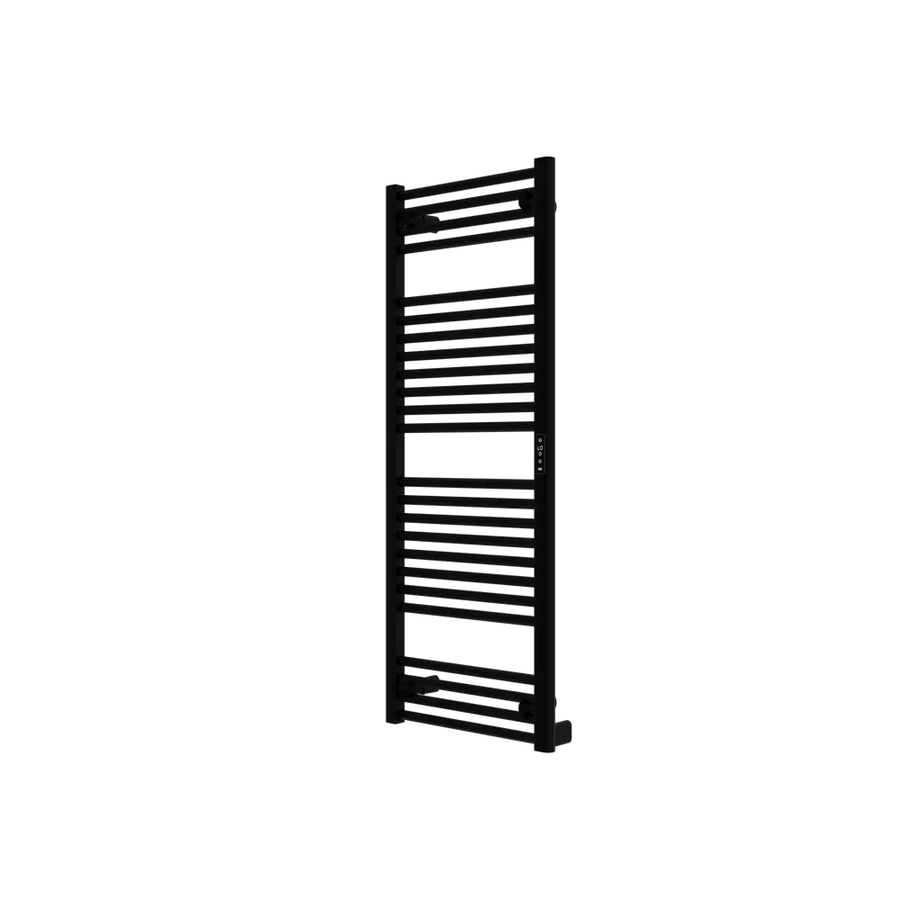 Полотенцесушитель электрический Rifar D-Line 500x1200 мм 280 Вт с терморегулятором лесенка цвет черный 89443684 STLM-2049492 