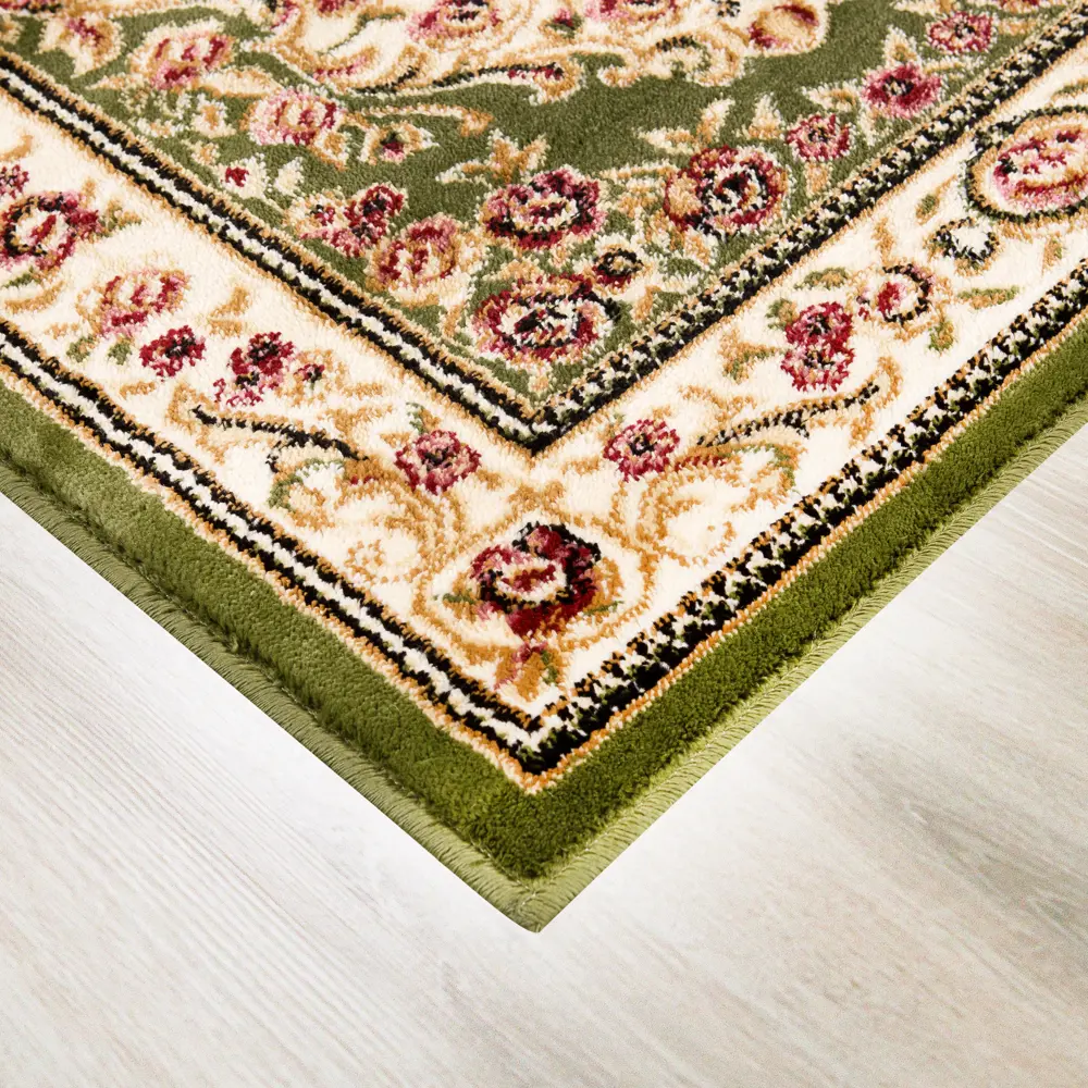 Ковер полипропилен Fortune L006Y 60x100 см цвет зеленый MERINOS STLM-2110825 - Вид №1