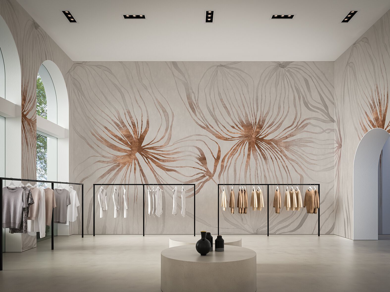 Carta da parati PVC free, eco-friendly, lavabile WallPepper RODOFITE ARCH-00074796