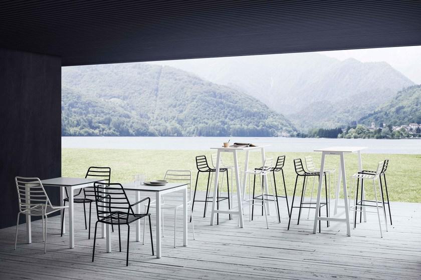 GABER Садовое кресло из окрашенного металла с подлокотниками Link sun-id-1468481 - Вид №3