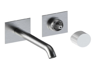 Настенный смеситель для раковины с ограничителем расхода