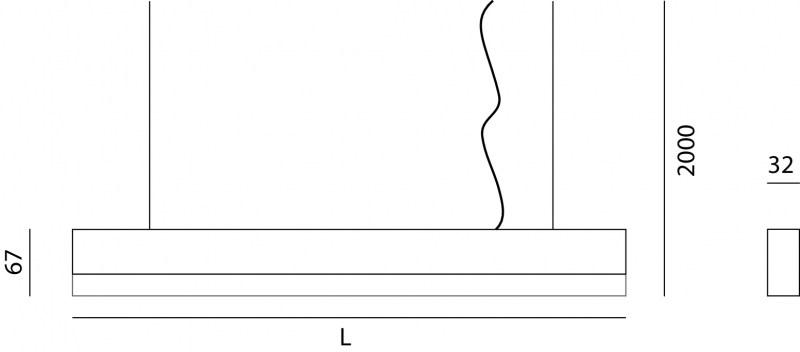 Lucifero's Подвесной светильник из экструдированного алюминия Minifile openlight sun-id-1467022 - Вид №1