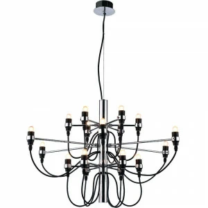 Подвесная люстра Divinare Molto 8030/02 LM-18 DIVINARE ДИЗАЙНЕРСКИЕ, MOLTO 074977 Черный