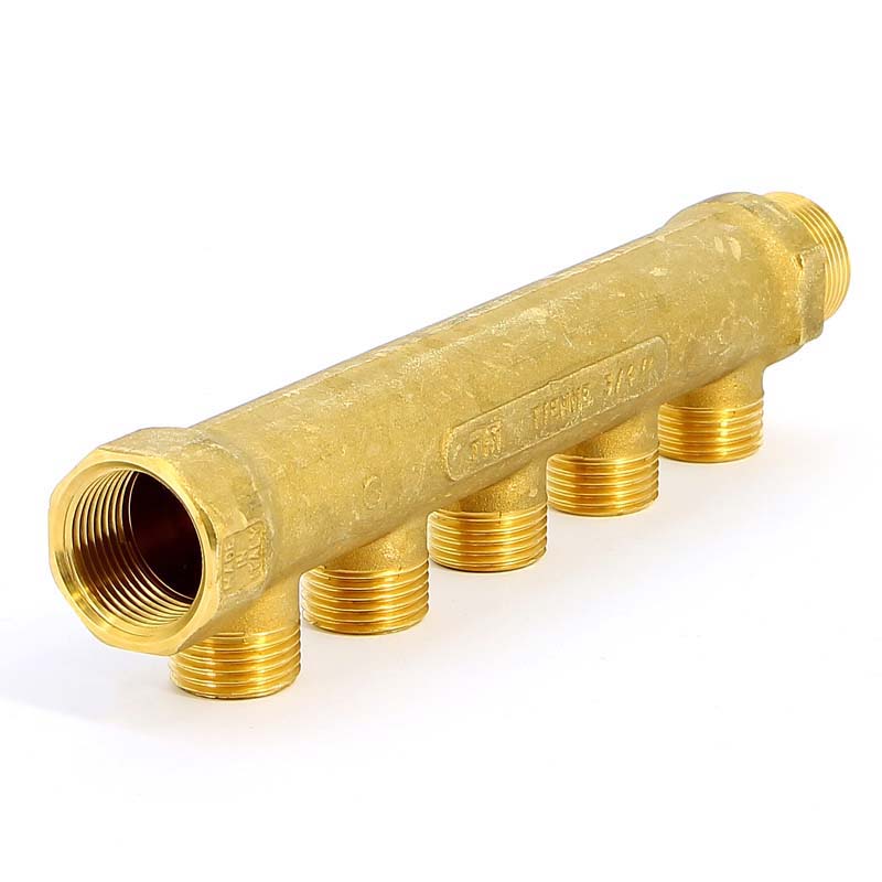 Коллектор НВ 3/4" TIEMME 5 выходов 1/2"Н 36мм 1910003 - Вид №3