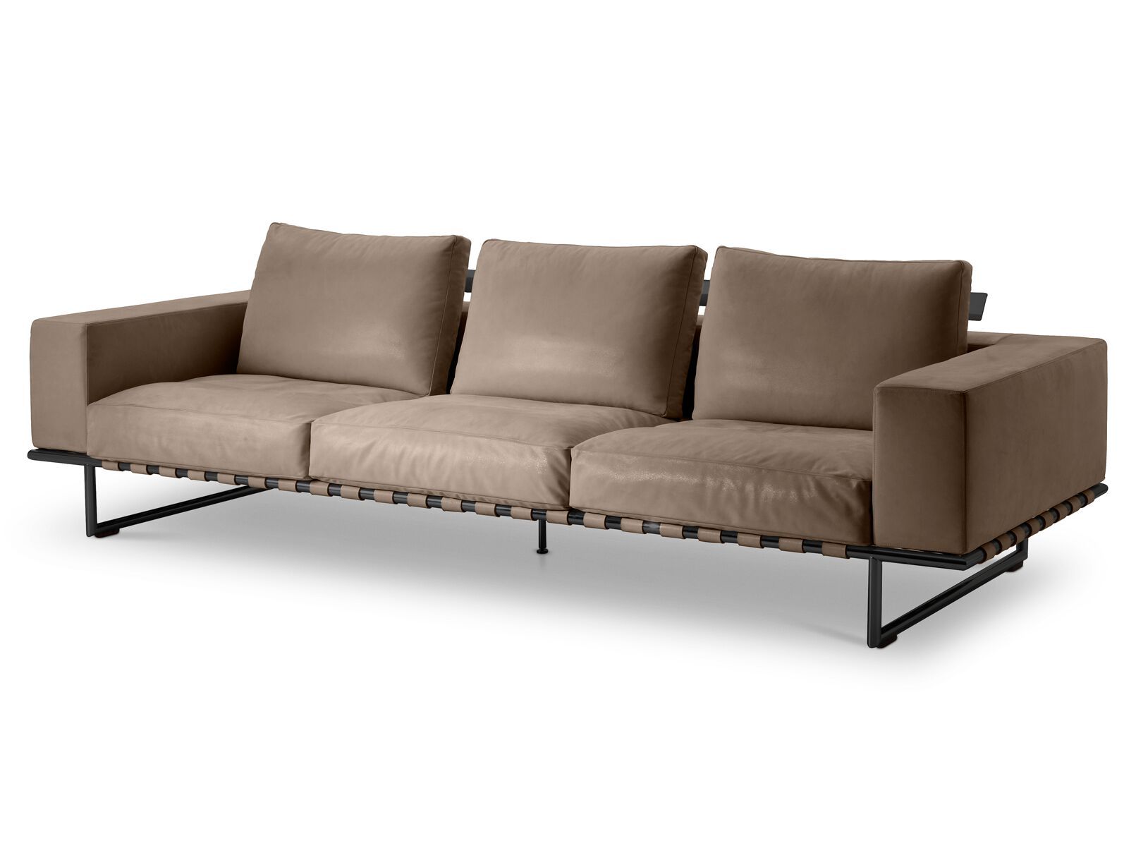 3-местный кожаный диван i 4 Mariani ARCH-00051452 - Вид №1