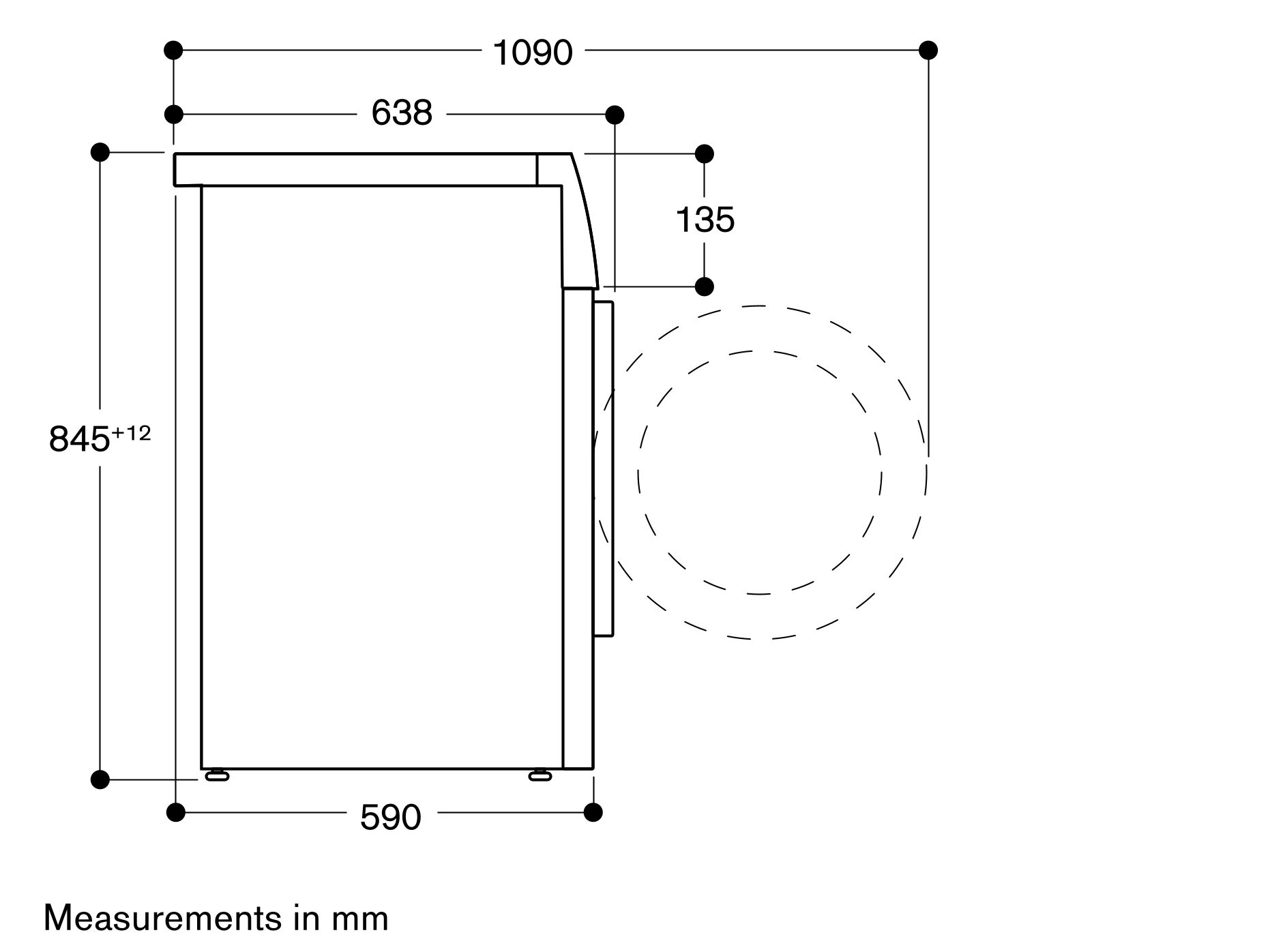 Встраиваемая стиральная машина с фронтальной загрузкой GAGGENAU серия 200 ARCH-00033041 - Вид №4
