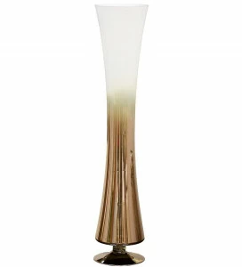 Ваза медно-белая 12,3*60 GARDA DECOR - 115805 Белый;золото