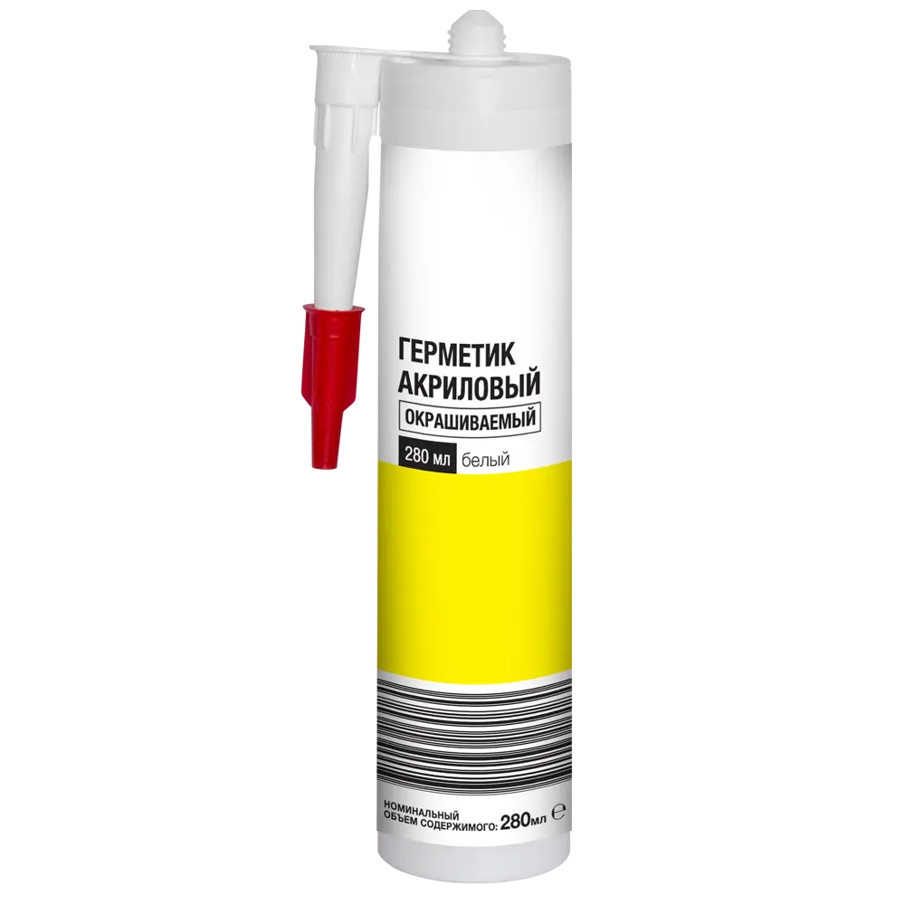 Герметик акриловый 280 мл белый окрашиваемый Santreyd STLM-2199237
