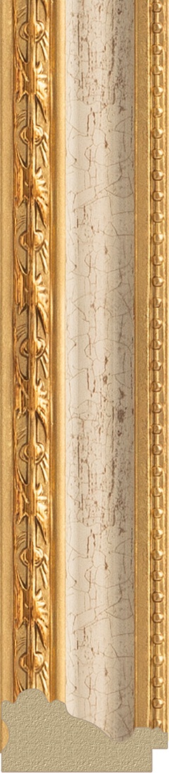 BY 3109 Зеркало в багетной раме - версаль кракелюр 64 mm EVOFORM Definite - Вид №3