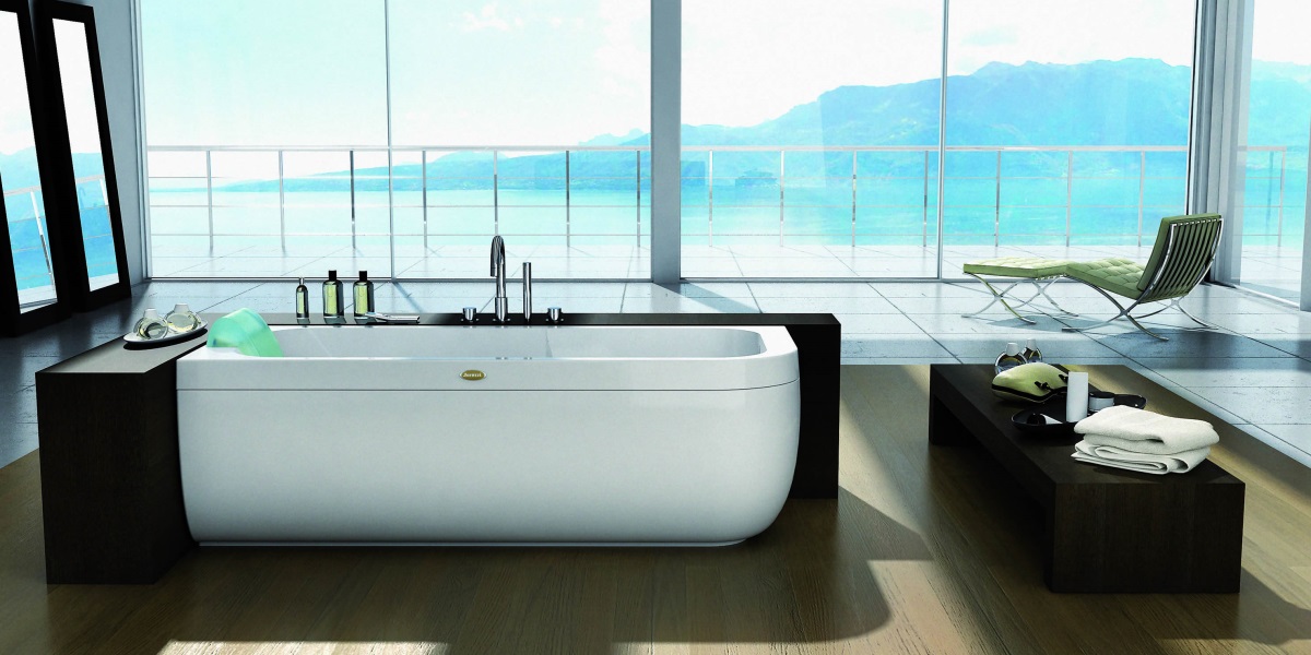 Ванна с гидромассажем "HYDRO BASE" Aquasoul угловая 9443-187A Dx Jacuzzi 9443187ADX - Вид №1