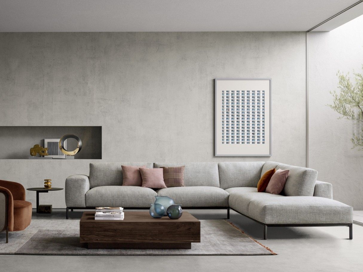 Угловой диван из ткани BODEMA MAN-GO ARCH-00064992