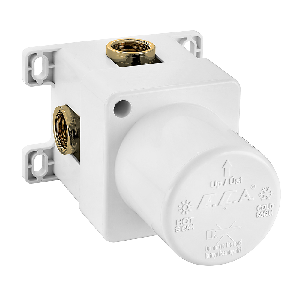 102166102c1  Смеситель для душа скрытого монтажа Sıva Altı Grubu- матовый черный Eca  - Вид №1