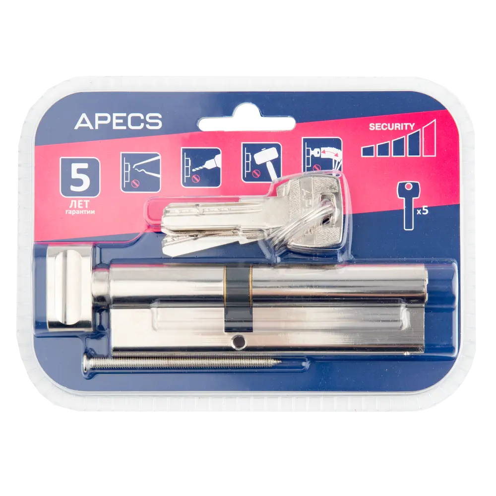 Цилиндр дверной APECS Pro с защитой от выбивания, 65×45 мм 85559799 PRO LM STLM-0063860 - Вид №2