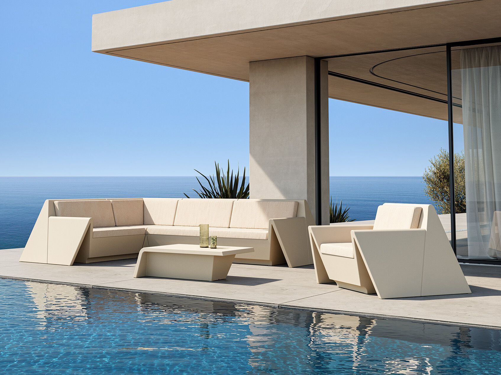 Модульный садовый диван Vondom Rest ARCH-00111906 - Вид №6