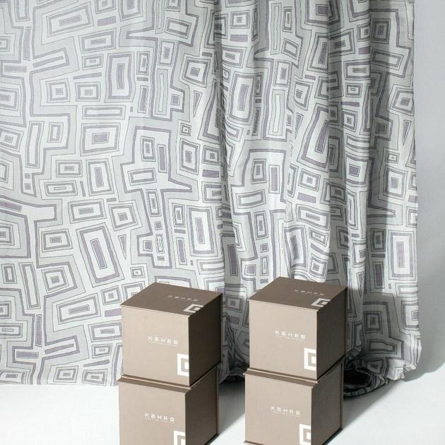 KOHRO Хлопковая ткань с графическими мотивами  K0001023  - Вид №1