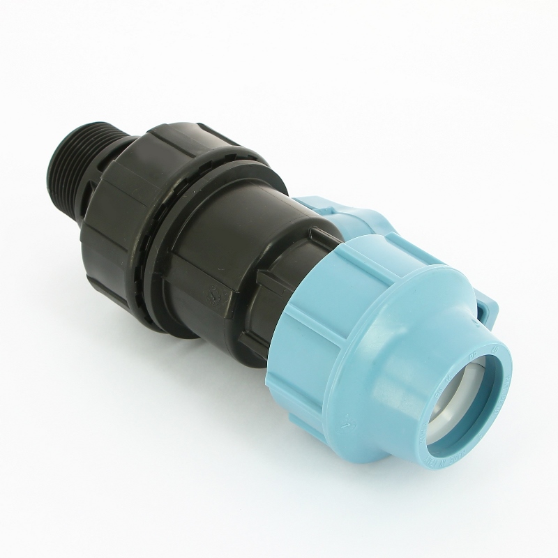 Кран обжим-Н Unidelta 40 х 1"1/4 для труб ПНД полипропилен PP-B 1072040005001 - Вид №1