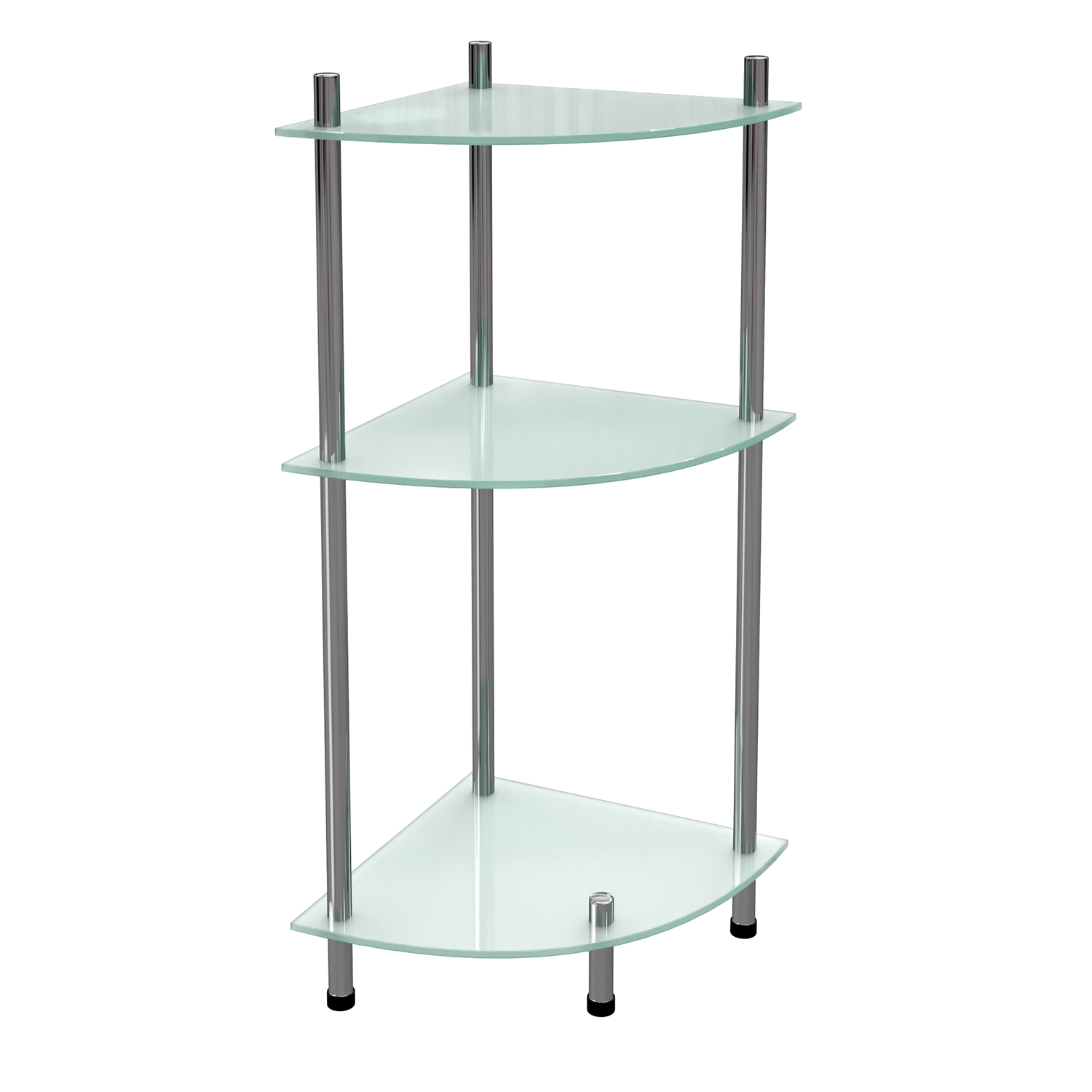 K-4133 Напольная тройная полка, угловая WasserKRAFT 