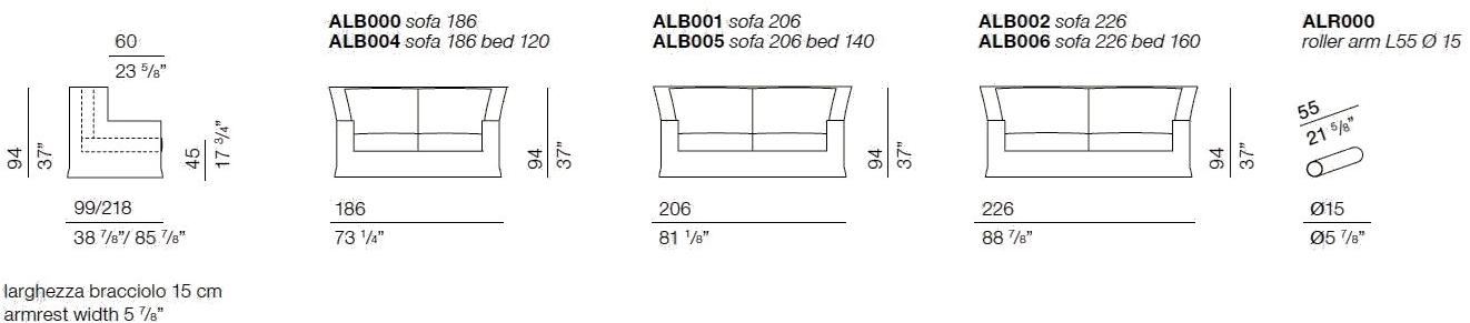 Bodema Диван-кровать со съемным чехлом из ткани sun-id-1510143 - Вид №6