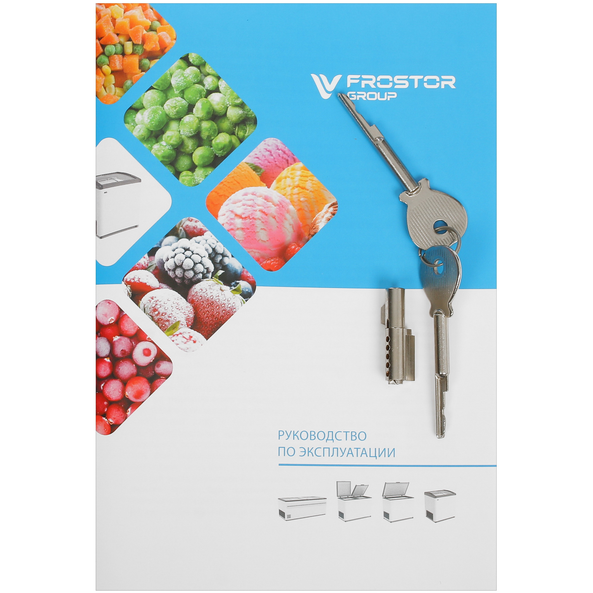 1229613 Морозильный ларь Frostor Gellar FG 575 E белый, красный STDN-0092023 - Вид №8