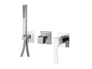 Смеситель для душа с 3 отверстиями и ручным душем