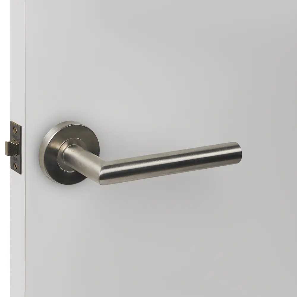 Дверные ручки Punto Inox без запирания комплект цвет нержавеющая сталь 85202312 STLM-2054586  - Вид №5