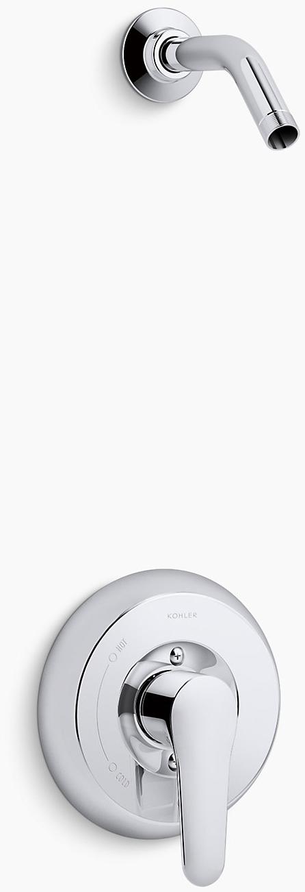 KOHLER Клапан для душа July  Rite-Temp с рычажной ручкой, без насадки для душа K-TLS98009-4-G  - Вид №1