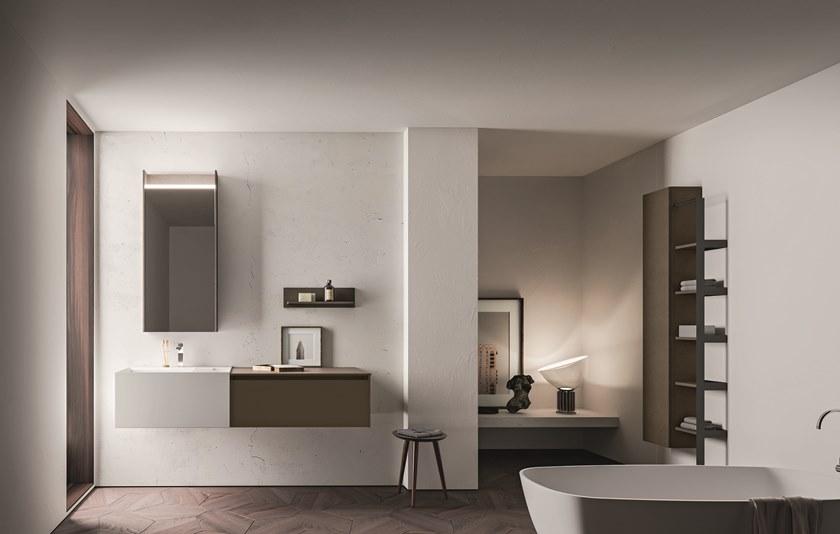 Cerasa Зеркало с подвесным контейнером для ванной Cartabianca sun-id-1449887 - Вид №4