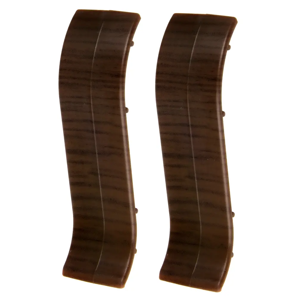 Соединитель для напольного плинтуса 068 «Венге» 58 мм 2 шт Santreyd STLM-2084649