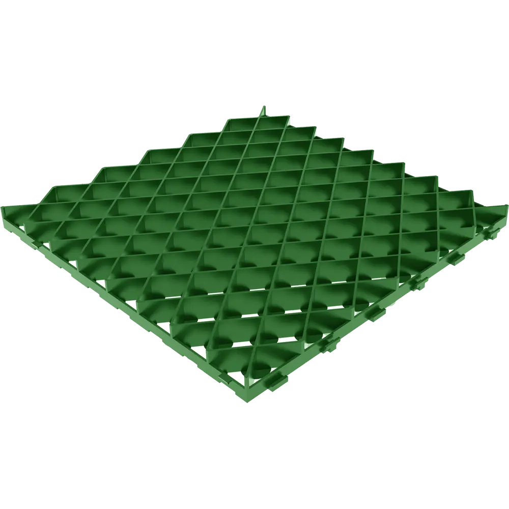 Газонная решетка GIDROLICA 60×60 см для укрепления травяного покрытия 82878091 STLM-0037387 - Вид №1