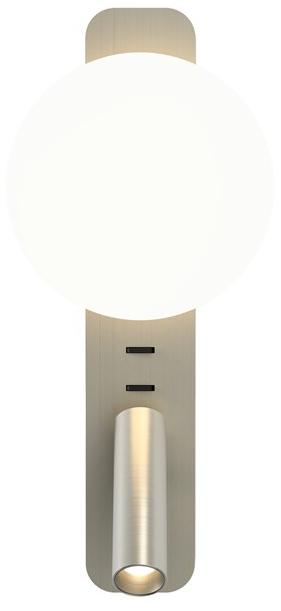 Astro Lighting Алюминиевая лампа для чтения прямого и непрямого света в современном стиле с фиксированным кронштейном Zeppo sun-id-1501885 - Вид №16