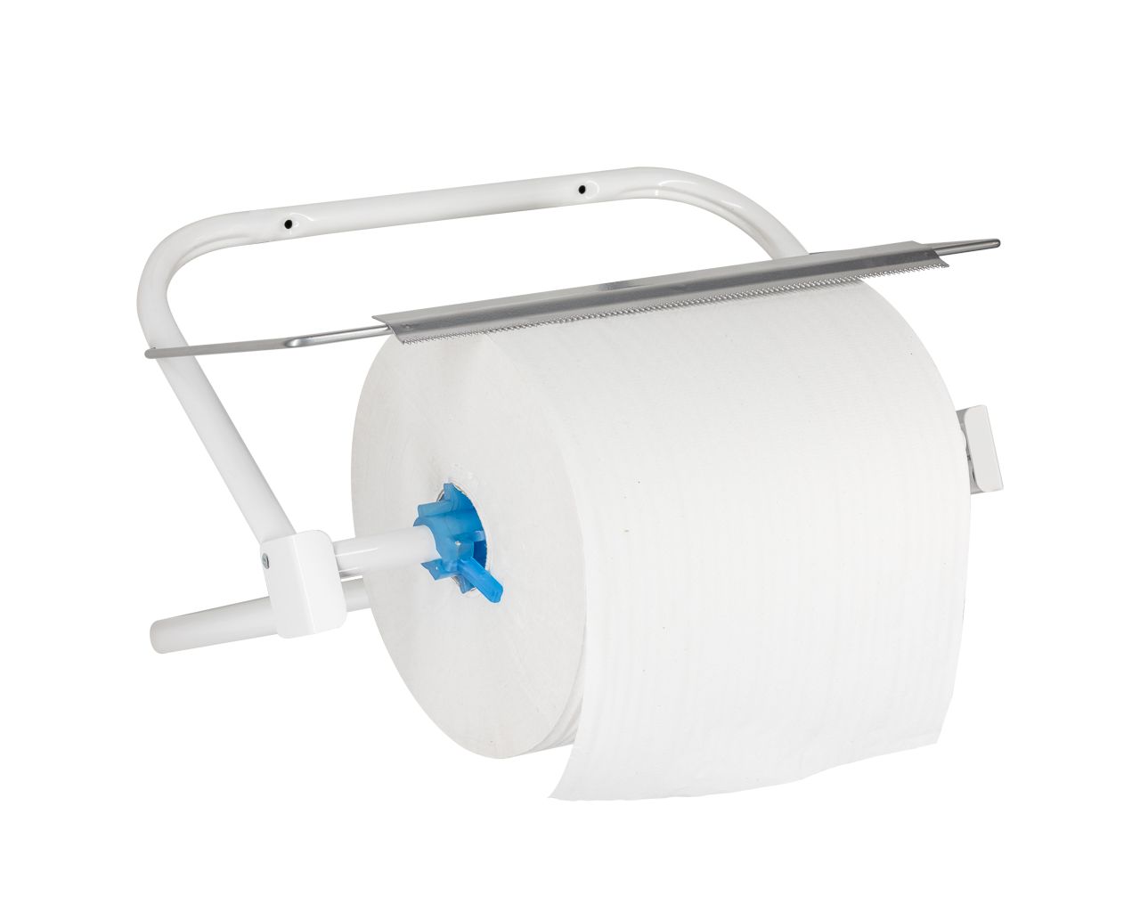 ST2B Металлическая вешалка для рулонов технической ткани, цвет БЕЛЫЙ Merida 