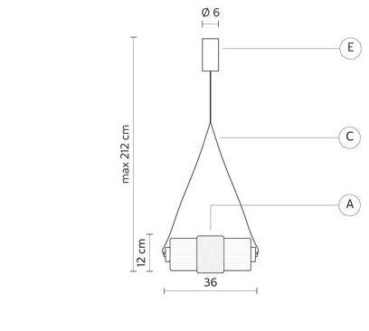 Karman Подвесной светильник с прямым светом в стекле Dies nox sun-id-1444632 - Вид №6