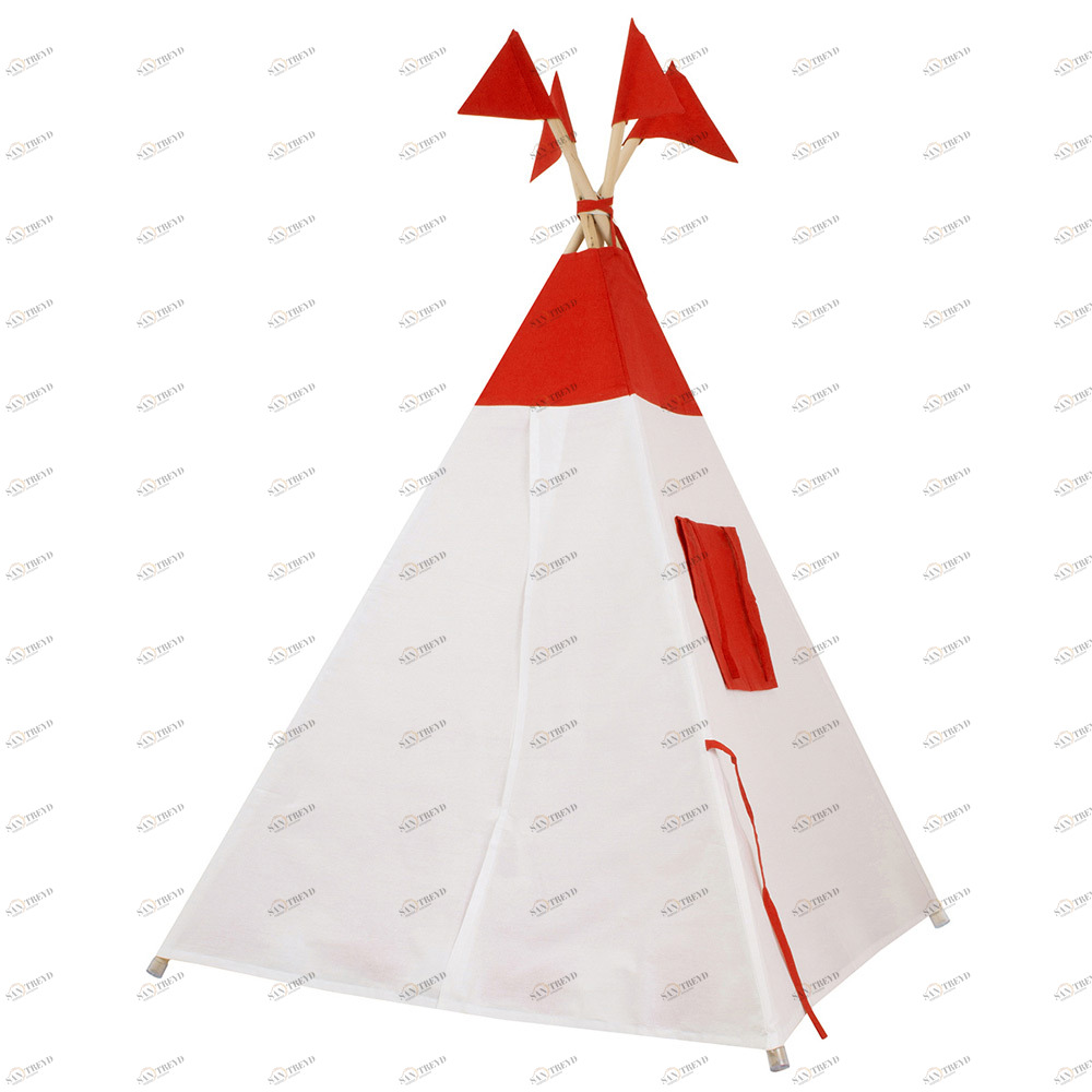 Вигвам для детей Simple Red VAMVIGVAM SIMPLE RED 281526 Белый;красный Santreyd 