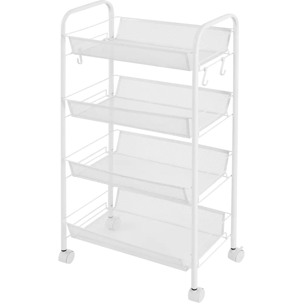 Этажерка Mirage 45x84x26 см 4 полки металл белый Santreyd STLM-2042856