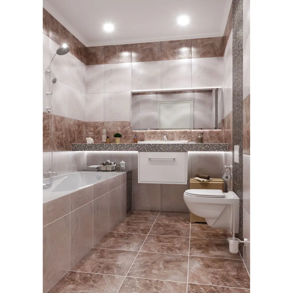 Керамогранит Privilege Moca 45x45 см 1.215 м² матовый цвет коричневый Santreyd STLM-2119719 - Вид №5