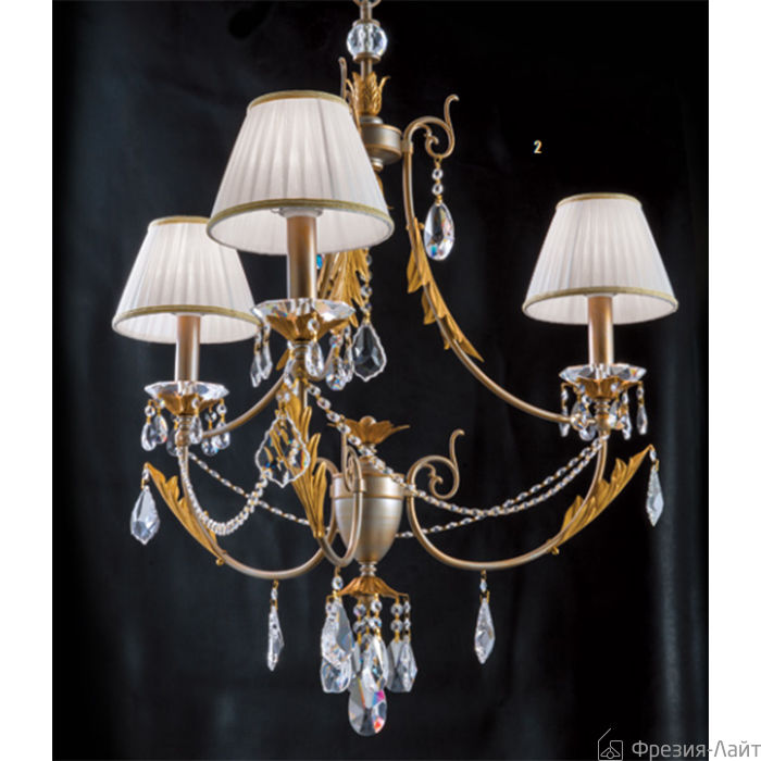 Orion LU 2406/3 silber gold/2406 organza weis люстра подвесная 102458