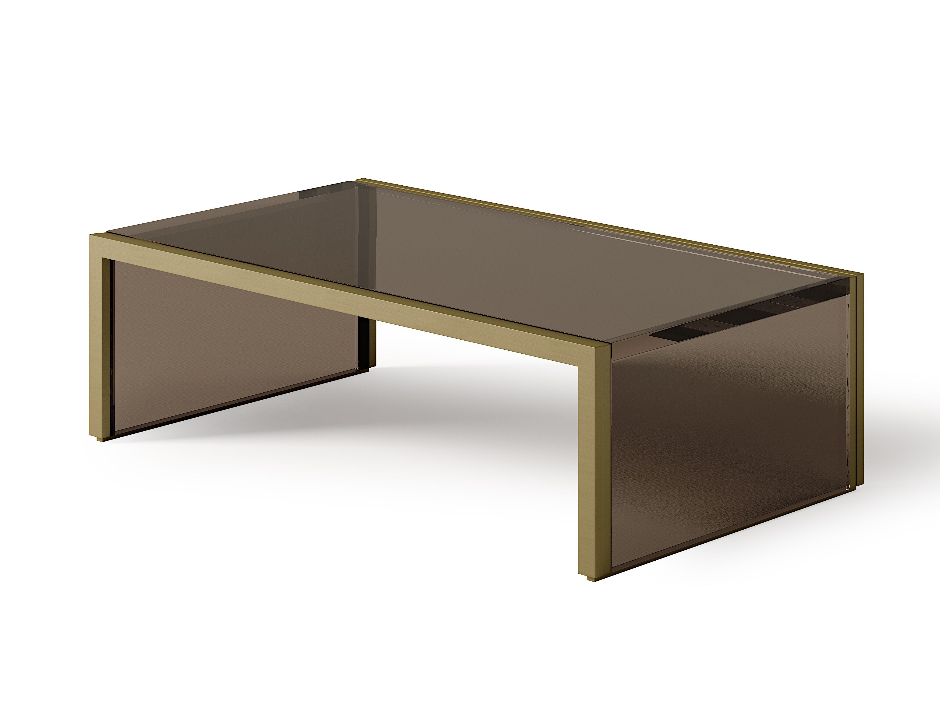 Стеклянный прямоугольный журнальный столик Bizzotto Italia Atmosphera ARCH-00131945