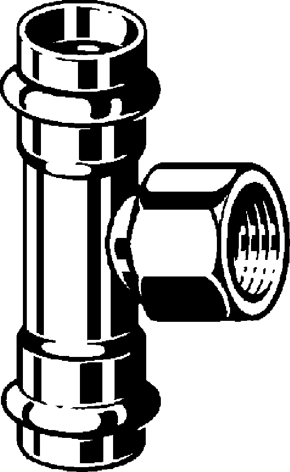 Viega Тройник Prestabo 1117.2 (558963) 558 963 - Вид №1