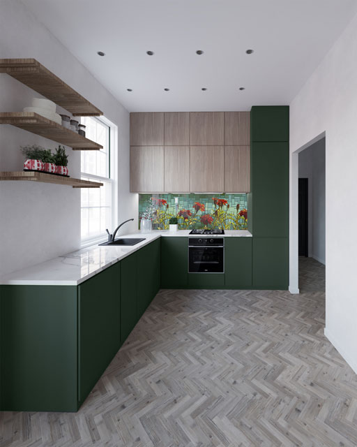 Стеновые панели - Витраж Мармарис LIGRON LIST126 2244 - Вид №3