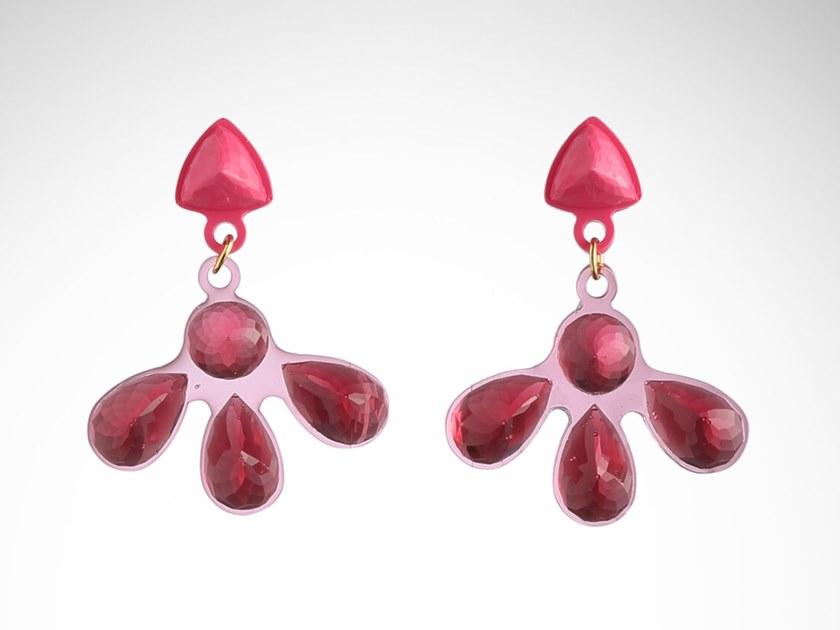 Corsi Design Серьги из синтетического материала Long stones sun-id-1346313 - Вид №6