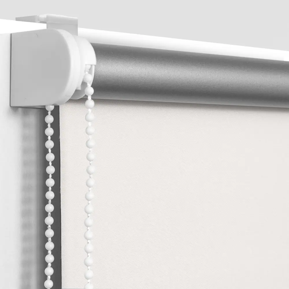 Штора рулонная блэкаут Эскар 70x160 см белая White BLACKOUT STLM-2044004 - Вид №1