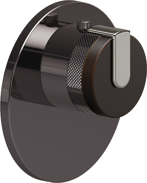 E-8027-R1OBE-L1PC-OX-T Термостатический переключатель 3/4-Внешняя часть GRAFF MOD+